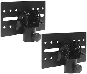 2pcs Speaker Pole Mount Adapter, 35mm All Metal Tripod Stand for D-G DJ PA Speaker, Stage & Event Setup, Universal Heavy-Duty Bracket Top Cap Trip Stands, Hold Up to 110lbs, Adjustable & Rotatable 2pcs Speaker Pole Mount Adapter, 35mm All Metal Tripod Stand for D-G DJ PA Speaker, Stage & Event Setup, Universal Heavy-Duty Bracket Top Cap Trip Stands, Hold Up to 110lbs, Adjustable & Rotatable