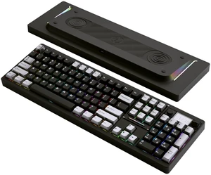 OOCTPK Wireless Mechanical Keyboard, Chilkey ND104 Gaming Keyboard with LCD Screen, 104% Hot Swappable Custom Keyboard with Knob, RGB Backlit, Bluetooth 5.4/2.4GHz/USB-C, Full-Aluminum, PC/Mac OOCTPK Wireless Mechanical Keyboard, Chilkey ND104 Gaming Keyboard with LCD Screen, 104% Hot Swappable Custom Keyboard with Knob, RGB Backlit, Bluetooth 5.4/2.4GHz/USB-C, Full-Aluminum, PC/Mac