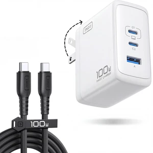 INIU 100W USB C Laptop Charger, GaN Fast Charging Block for with 100W Cable INIU 100W USB C Laptop Charger, GaN Fast Charging Block for with 100W Cable