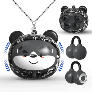 QearFun Kids Bear Open Ear Earbuds with Rotatable Case, 85dB Safe Volume QearFun Kids Bear Open Ear Earbuds with Rotatable Case, 85dB Safe Volume