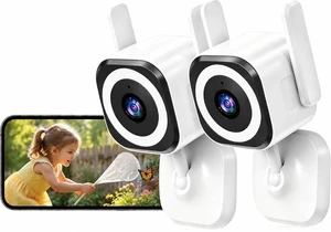 2K Indoor Outdoor Security Cameras for Home Security, Baby Monitor, 2Pack 2K Indoor Outdoor Security Cameras for Home Security, Baby Monitor, 2Pack