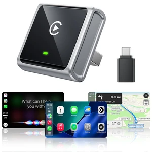Mini Wireless CarPlay Adapter for iPhone Apple, Converts Factory Wired CarPlay to Wireless, Fast Auto Connect, Low Latency, Plug & Play, Compatible with iOS 10+ & 2015+ Cars, USB-A/C, Gr Mini Wireless CarPlay Adapter for iPhone Apple, Converts Factory Wired CarPlay to Wireless, Fast Auto Connect, Low Latency, Plug & Play, Compatible with iOS 10+ & 2015+ Cars, USB-A/C, Gr
