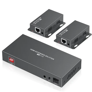Elalight 4K 1x2 HDMI Extender Splitter Over CAT5/6/7 Ethernet Cable 165FT Elalight 4K 1x2 HDMI Extender Splitter Over CAT5/6/7 Ethernet Cable 165FT