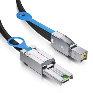 ipolex External Mini SAS HD SFF-8644 to SFF-8088 Hybrid Cable for Server, Raid Card & PCI Express Controller, 2.5-m(8.2ft) ipolex External Mini SAS HD SFF-8644 to SFF-8088 Hybrid Cable for Server, Raid Card & PCI Express Controller, 2.5-m(8.2ft)