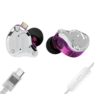 KZ ZS10 PRO USB C Wired Headphones Type-C in Ear Monitor Headphone,4BA+1DD 5 Driver Gaming Earbuds USB C Wired Earphones, HiFi Clarity Sound Immersive Bass IEMs for Gaming (USBC-with Mic, Purple) KZ ZS10 PRO USB C Wired Headphones Type-C in Ear Monitor Headphone,4BA+1DD 5 Driver Gaming Earbuds USB C Wired Earphones, HiFi Clarity Sound Immersive Bass IEMs for Gaming (USBC-with Mic, Purple)