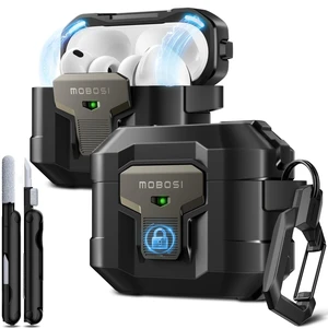 MOBOSI for AirPods Pro 3 Case 2025 with Drop-Proof Lock, Black MOBOSI for AirPods Pro 3 Case 2025 with Drop-Proof Lock, Black