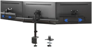 Triple Monitor Mount for 20"-32" Screens, 19.8 lbs per Arm Triple Monitor Mount for 20"-32" Screens, 19.8 lbs per Arm