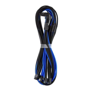 CableMod Pro ModMesh 12V-2x6 PCIe Cable for Corsair T5 (Blk+Blu, 4x8p,90A) CableMod Pro ModMesh 12V-2x6 PCIe Cable for Corsair T5 (Blk+Blu, 4x8p,90A)