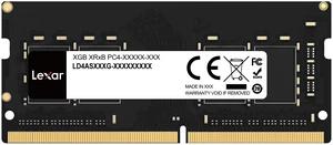 Lexar 8GB Single DDR4 SODIMM RAM 3200MT/s CL22 260-Pin Laptop Memory, Black (LD4AS008G-B3200GSST) Lexar 8GB Single DDR4 SODIMM RAM 3200MT/s CL22 260-Pin Laptop Memory, Black (LD4AS008G-B3200GSST)