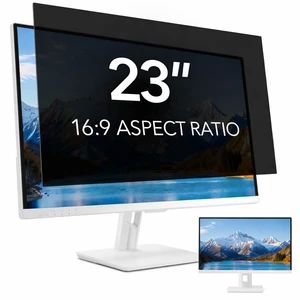 QOYZINE 2 Pack 23 inch Computer Privacy Screen Filter for 16:9 Aspect Ratio Widescreen Monitor,23in Curved Computer Monitor Privacy Shield Anti Glare Eye Protection, Anti-Scratch Removable Protector F QOYZINE 2 Pack 23 inch Computer Privacy Screen Filter for 16:9 Aspect Ratio Widescreen Monitor,23in Curved Computer Monitor Privacy Shield Anti Glare Eye Protection, Anti-Scratch Removable Protector F