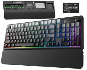 BlueFinger B98Pro Wireless Gaming Mechanical Keyboard with Wrist Rest BlueFinger B98Pro Wireless Gaming Mechanical Keyboard with Wrist Rest