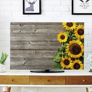 AMAPARK TV Dust Cover, 55 Inch Sunflowers Polyester Microfiber Cloth Easy to Cover Your TV Style-1665 AMAPARK TV Dust Cover, 55 Inch Sunflowers Polyester Microfiber Cloth Easy to Cover Your TV Style-1665