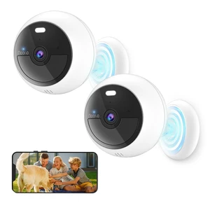 Noorio 2Pack B200SE Security Camera Wireless Outdoor, Magnetic Camera Noorio 2Pack B200SE Security Camera Wireless Outdoor, Magnetic Camera