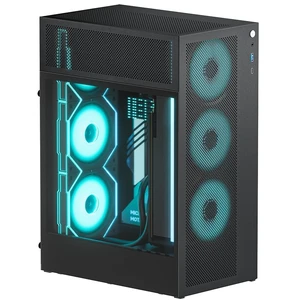 Micro ATX Case, Mini PC Computer Matx Case for MATX ITX Motherboard Black Micro ATX Case, Mini PC Computer Matx Case for MATX ITX Motherboard Black