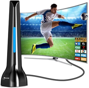 TV Antenna for Smart TV Indoor, Digital TV Antenna for Local Channels. OTA Digital HD Signal Antenna with Magnetic Base and 8.2ft Cable for Easy Setup TV Antenna for Smart TV Indoor, Digital TV Antenna for Local Channels. OTA Digital HD Signal Antenna with Magnetic Base and 8.2ft Cable for Easy Setup