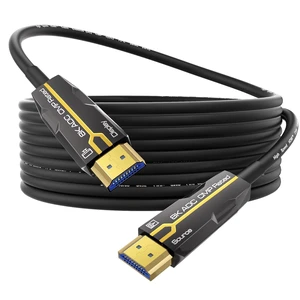 Plenum Rated HDMI 2.1 Cable(CMP) 50FT 8K - Fiber Optic, High Speed 48Gbps Plenum Rated HDMI 2.1 Cable(CMP) 50FT 8K - Fiber Optic, High Speed 48Gbps