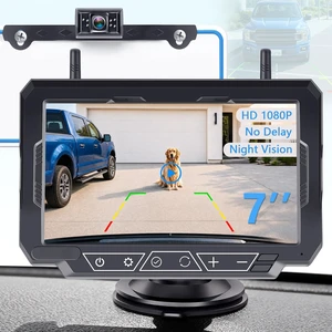 1080P HD 7-Inch Wireless Backup Camera: 15-Min Easy Install Plug & Play 1080P HD 7-Inch Wireless Backup Camera: 15-Min Easy Install Plug & Play