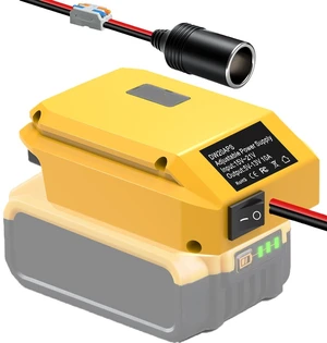 18V to12V Step Down Converter for Dewalt 20V/60V Li-ion Battery DC Voltage Battery Power AdapterCigarette Lighter Adapter Perfect for upgrading Power Tools, LED Strip Lights, Robotics DIY Projects 18V to12V Step Down Converter for Dewalt 20V/60V Li-ion Battery DC Voltage Battery Power AdapterCigarette Lighter Adapter Perfect for upgrading Power Tools, LED Strip Lights, Robotics DIY Projects
