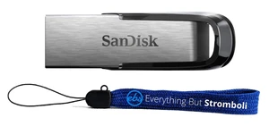 SanDisk Flash Drive 512GB Ultra Flair USB 3.0 Pen Drive Memory Stick Compatible with Laptops and Personal Computers -SDCZ73-512G-G46- Bundle with (1) Everything But Stromboli Lanyard SanDisk Flash Drive 512GB Ultra Flair USB 3.0 Pen Drive Memory Stick Compatible with Laptops and Personal Computers -SDCZ73-512G-G46- Bundle with (1) Everything But Stromboli Lanyard