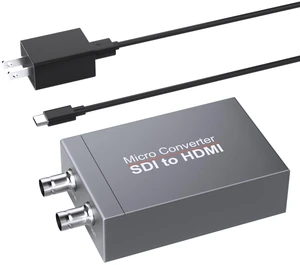 GUETAD SDI to HDMI Converter, 3G/HD/SD-SDI 1080P, BNC Input, Loop Out GUETAD SDI to HDMI Converter, 3G/HD/SD-SDI 1080P, BNC Input, Loop Out