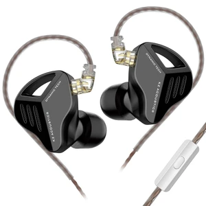 KZ ZVX Dynamic Driver HiFi in Ear Headphones,Detachable Cable 0.75mm IEM Audiphile Earbuds,Sports Wired Earphones for Music (Black, with Microphone) KZ ZVX Dynamic Driver HiFi in Ear Headphones,Detachable Cable 0.75mm IEM Audiphile Earbuds,Sports Wired Earphones for Music (Black, with Microphone)
