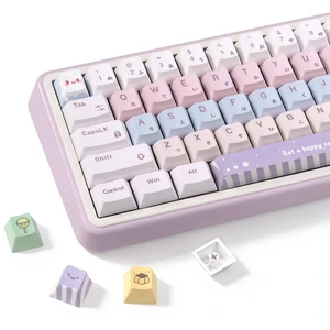 ZERRIOY 130 Keys Cute Candy PBT Dye-Sublimation Cherry Profile Keycaps ZERRIOY 130 Keys Cute Candy PBT Dye-Sublimation Cherry Profile Keycaps