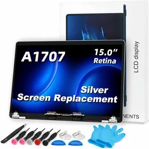 TRGSLKSS A1707 Screen Replacement A1707 LCD for 15 inches MacBook 2016 2017 Year 2560x1600 Replacement LCD Full Assembly for EMC 3072 3162 Silver TRGSLKSS A1707 Screen Replacement A1707 LCD for 15 inches MacBook 2016 2017 Year 2560x1600 Replacement LCD Full Assembly for EMC 3072 3162 Silver