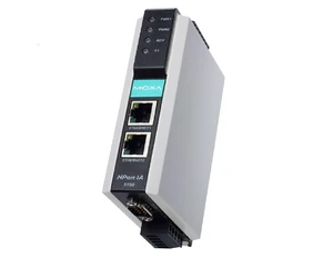 Moxa NPort IA-5150 Device Server - 1-Port RS-232/422/485 Device Server, 2 10/100BaseT(X) Ports (RJ45 connectors, Single IP), 0 to 55C Moxa NPort IA-5150 Device Server - 1-Port RS-232/422/485 Device Server, 2 10/100BaseT(X) Ports (RJ45 connectors, Single IP), 0 to 55C