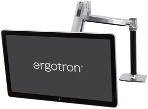 Ergotron LX Sit-Stand Single Monitor Arm, VESA Desk Mount for Monitors Up to 42 Inches, 7 to 25 lbs Polished Aluminum Ergotron LX Sit-Stand Single Monitor Arm, VESA Desk Mount for Monitors Up to 42 Inches, 7 to 25 lbs Polished Aluminum