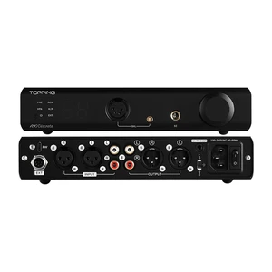 Topping A90 Discrete Headphone Amplifier 4-Pin-XLR 4.4 Symmetrical NFCA Fully Discrete Symmetrical Amplifier 9800 mW x 2 Output Power 2 Amplification Settings Black Topping A90 Discrete Headphone Amplifier 4-Pin-XLR 4.4 Symmetrical NFCA Fully Discrete Symmetrical Amplifier 9800 mW x 2 Output Power 2 Amplification Settings Black
