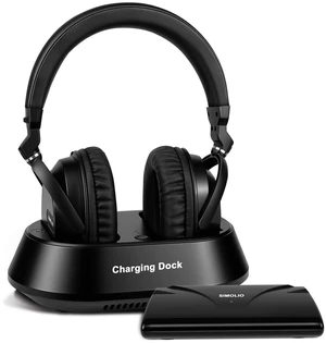 SIMOLIO Wireless Headphones for TV with Bluetooth & Separate Charging Dock SIMOLIO Wireless Headphones for TV with Bluetooth & Separate Charging Dock