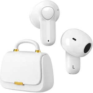 ANCwear Wireless Earbuds with Mini Handbag Case, 22H Playtime, Pearl White ANCwear Wireless Earbuds with Mini Handbag Case, 22H Playtime, Pearl White