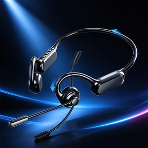 AYI Air Conduction Open Ear Headphones with 270 Rotating External Microphone Bluetooth 5.4 Wireless Headset Noise Canceling Dual Device Pairing, Ergonomic Fit for Office Driving Sports-W3 Black AYI Air Conduction Open Ear Headphones with 270 Rotating External Microphone Bluetooth 5.4 Wireless Headset Noise Canceling Dual Device Pairing, Ergonomic Fit for Office Driving Sports-W3 Black