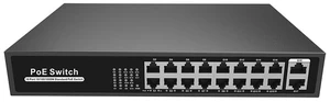 GemaVision 250W 16CH Unmanaged Gigabit PoE Switch has 16*10/100/1000M Base-T RJ45 Ports, Plug-and-Play, Up to 30W Max Power Per Port,POE16CH-250W GemaVision 250W 16CH Unmanaged Gigabit PoE Switch has 16*10/100/1000M Base-T RJ45 Ports, Plug-and-Play, Up to 30W Max Power Per Port,POE16CH-250W