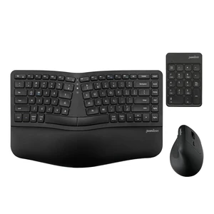 Perixx PERIDUO-606IIA 3-in-1 Wireless Compact Ergonomic Keyboard with Vertical Mouse and Numeric Keypad - Quiet Keys & Clicks - US English Perixx PERIDUO-606IIA 3-in-1 Wireless Compact Ergonomic Keyboard with Vertical Mouse and Numeric Keypad - Quiet Keys & Clicks - US English