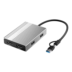 ACASIS USB C to Dual HDMI DisplayLink Adapter for Mac M1/M2/M3/M4/Windows ACASIS USB C to Dual HDMI DisplayLink Adapter for Mac M1/M2/M3/M4/Windows