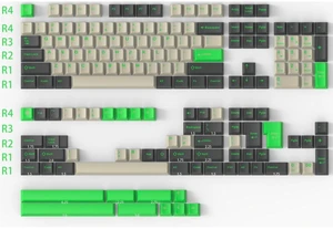 Fogruaden PBT Keycaps Set, Cherry Profile Custom Keycap for Mechanical Keyboard Keycaps(Cherry songbai) Fogruaden PBT Keycaps Set, Cherry Profile Custom Keycap for Mechanical Keyboard Keycaps(Cherry songbai)