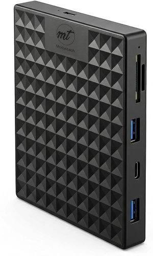 ModusTech Nexus 500GB Portable External Hard Drive with Built-in Docking Station 5-in-1 USBC Hub, USB 3.1 10Gbps, SD & MicroSD, Bus-Powered, Compatible with MacBook, Laptop, iPad (500GB + 5-IN-1 DOCK) ModusTech Nexus 500GB Portable External Hard Drive with Built-in Docking Station 5-in-1 USBC Hub, USB 3.1 10Gbps, SD & MicroSD, Bus-Powered, Compatible with MacBook, Laptop, iPad (500GB + 5-IN-1 DOCK)