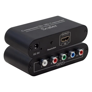 Wiistar YPBPR to HDMI Converter Component to HDMI Adapter 5 RCA to HDMI Out Wiistar YPBPR to HDMI Converter Component to HDMI Adapter 5 RCA to HDMI Out