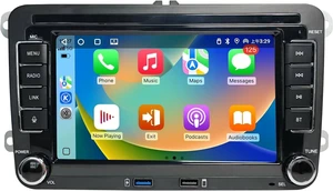 7-Inch IPS Touch Screen Car Stereo for Volkswagen & Seat Polo - DSP HiFi Sound, Double DIN Head Unit with Easy Installation,Wireless CarPlay & Android Auto, Bluetooth, FM/AM Radio 7-Inch IPS Touch Screen Car Stereo for Volkswagen & Seat Polo - DSP HiFi Sound, Double DIN Head Unit with Easy Installation,Wireless CarPlay & Android Auto, Bluetooth, FM/AM Radio
