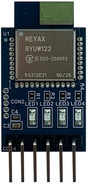 REYAX RYUW122_Lite UART Interface 6.5 GHz and 8 GHz UWB Antenna Transceiver Module Lite Evaluation Board Distance Measurement 2D / 3D Positioning. REYAX RYUW122_Lite UART Interface 6.5 GHz and 8 GHz UWB Antenna Transceiver Module Lite Evaluation Board Distance Measurement 2D / 3D Positioning.