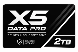 X5 Data Pro 2TB 2.5" SATA III SSD (NOT NVMe/M.2) Budget Internal Solid State Drive for Laptop & Desktop Basic Performance Storage X5 Data Pro 2TB 2.5" SATA III SSD (NOT NVMe/M.2) Budget Internal Solid State Drive for Laptop & Desktop Basic Performance Storage
