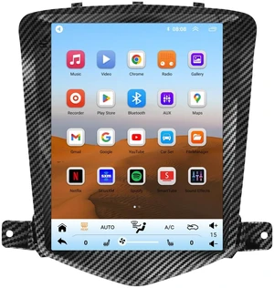 QLED Radio for Chevy Chevrolet Cruze 2009-2015 and 2016 Limited Upgrade, Carbon Fiber Style,Touch Screen Stereo Replacement,Wireless carplay Android auto,4G LTE Network,Free Camera QLED Radio for Chevy Chevrolet Cruze 2009-2015 and 2016 Limited Upgrade, Carbon Fiber Style,Touch Screen Stereo Replacement,Wireless carplay Android auto,4G LTE Network,Free Camera