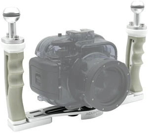 NS10 Underwater Camera Tray extendable Handle Grips Bracket for gopro,pt059,rx100 uw Camera housing Universal Soft Handle with Aluminum and Rubber Material (White) NS10 Underwater Camera Tray extendable Handle Grips Bracket for gopro,pt059,rx100 uw Camera housing Universal Soft Handle with Aluminum and Rubber Material (White)