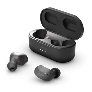 Belkin SoundForm True Wireless Earbuds, Bluetooth Headphones with Microphone, Touch Controls, IPX5 Sweat & Splash Resistant for iPhone 14, Pro, Max, Mini & Galaxy S23 with Charging Case - Black Belkin SoundForm True Wireless Earbuds, Bluetooth Headphones with Microphone, Touch Controls, IPX5 Sweat & Splash Resistant for iPhone 14, Pro, Max, Mini & Galaxy S23 with Charging Case - Black