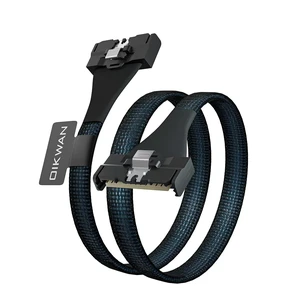 OIKWAN MCIO PCIE 5.0 74Pin Male SlimSAS 8i to MCIO 8i Mini Cool Edge IO High-Speed Extender Cable OIKWAN MCIO PCIE 5.0 74Pin Male SlimSAS 8i to MCIO 8i Mini Cool Edge IO High-Speed Extender Cable