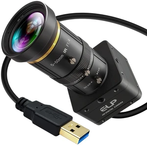 IFWATER Global Shutter USB3.0 Camera,60fps High Speed,5MP 2592x1944 HD,10X 5-50mm Manual Varifocal Lens,Motion Capture for Industrial Machine Vision,Golf Swing Plug & Play Multi-System Compatible IFWATER Global Shutter USB3.0 Camera,60fps High Speed,5MP 2592x1944 HD,10X 5-50mm Manual Varifocal Lens,Motion Capture for Industrial Machine Vision,Golf Swing Plug & Play Multi-System Compatible