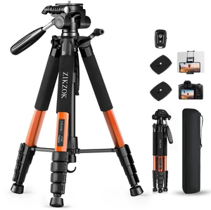 75inch Camera Tripod for ipad iPhone, Heavy Duty Aluminum Tripod with 360 Panoramic Ball Head,Compatible with Canon/Nikon/Sony DSLRs (Load 15 lbs for Travel/Live Streaming/Macro Shooting) 75inch Camera Tripod for ipad iPhone, Heavy Duty Aluminum Tripod with 360 Panoramic Ball Head,Compatible with Canon/Nikon/Sony DSLRs (Load 15 lbs for Travel/Live Streaming/Macro Shooting)