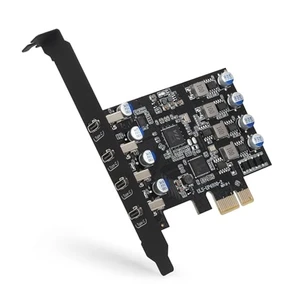 PCIe USB 3.0 Card 4 Port, 5Gbps USB C PCI Express Expansion Card with Renesas UPD720201 Chip, Add 4 x USB Type-C Ports to Desktop PC - No External Power Required, for Windows/Linux PCIe USB 3.0 Card 4 Port, 5Gbps USB C PCI Express Expansion Card with Renesas UPD720201 Chip, Add 4 x USB Type-C Ports to Desktop PC - No External Power Required, for Windows/Linux