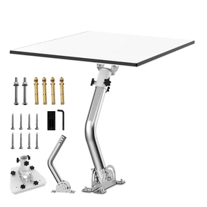 Gen 3 Wall Mount for Starlink, Aluminum Pipe Adapter, Adjustable Tilt Angle Gen 3 Wall Mount for Starlink, Aluminum Pipe Adapter, Adjustable Tilt Angle